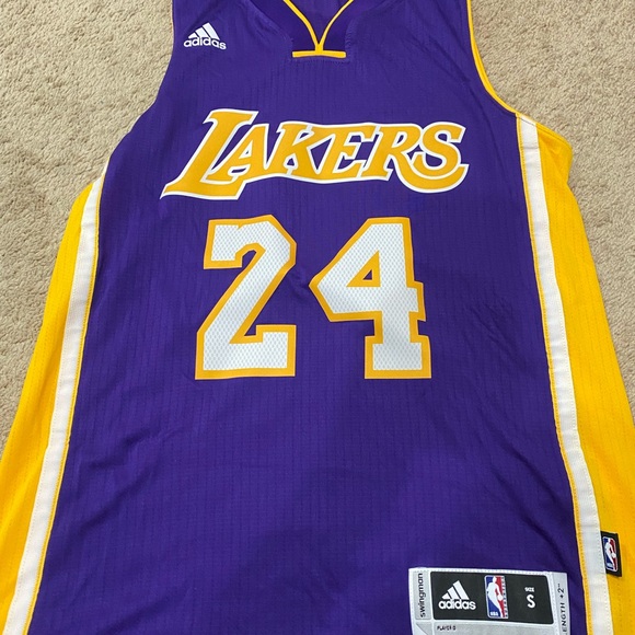 Adidas Kobe Bryant Purple and Yellow Lakers Jersey - Picture 1 of 3